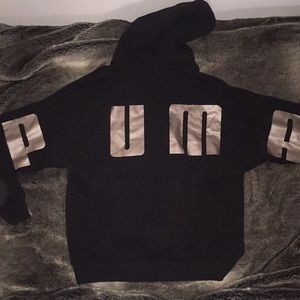 Rose Gold and Black PUMA Hoodie!!
